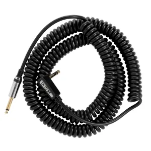 Vox 29.5 Foot Vintage Coil Cable, Straight/Right Angle, with Mesh Bag
