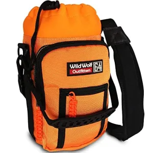 Water Bottle Holder For 64oz Bottles Orange - Carry, Protect