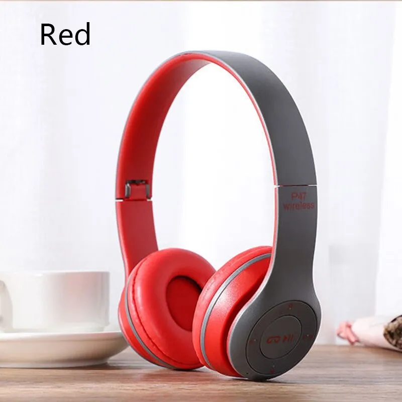 Wireless Headphones 5.0 Bluetooth Earphone with Memory TF Card Audifono Headset for iPhone Samsung Huawei Xiaomi Headphone
