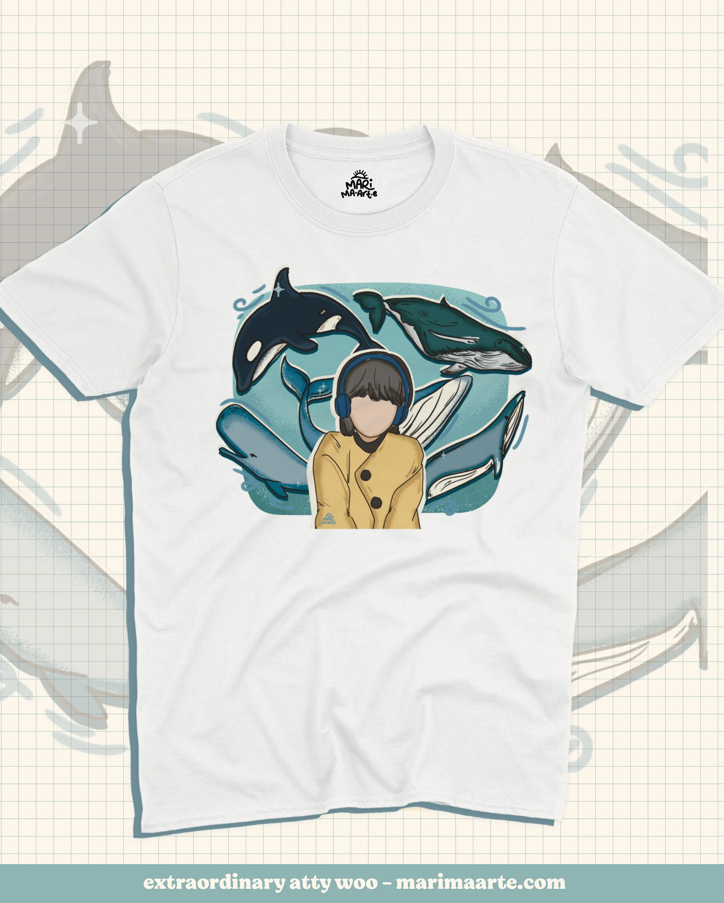 YOUNG WOO HEADPHONES SHIRT